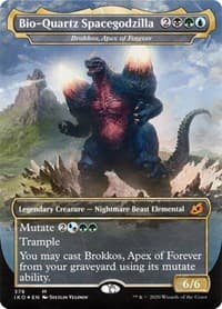 Bio-Quartz Spacegodzilla - Brokkos, Apex of Forever - Ikoria: Lair of Behemoths