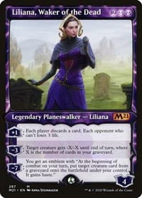 Liliana, Waker of the Dead (Showcase) - Core Set 2021