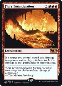 Fiery Emancipation - Prerelease Cards