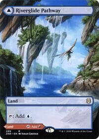 Riverglide Pathway (Borderless) - Zendikar Rising