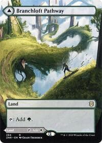 Branchloft Pathway (Borderless) - Zendikar Rising