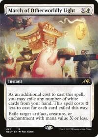March of Otherworldly Light (Extended Art) - Kamigawa: Neon Dynasty