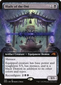 Blade of the Oni (Extended Art) - Kamigawa: Neon Dynasty