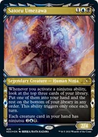 Satoru Umezawa (Showcase) (Foil Etched) - Kamigawa: Neon Dynasty