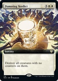 Damning Verdict (Extended Art) - Commander: Streets of New Capenna