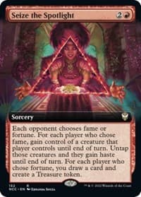 Seize the Spotlight (Extended Art) - Commander: Streets of New Capenna