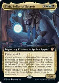 Tivit, Seller of Secrets (Extended Art) - Commander: Streets of New Capenna