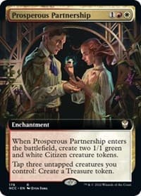Prosperous Partnership (Extended Art) - Commander: Streets of New Capenna