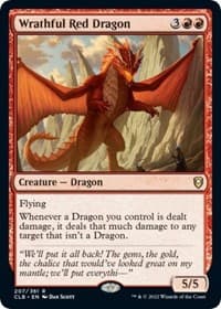 Wrathful Red Dragon - Commander Legends: Battle for Baldur's Gate