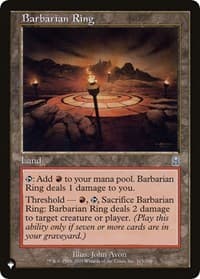 Barbarian Ring - The List Reprints