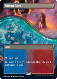 Shivan Reef (Borderless) - Dominaria United