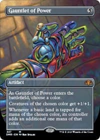Gauntlet of Power (Borderless) - Dominaria Remastered