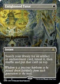 Enlightened Tutor (Borderless) - Dominaria Remastered