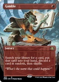 Gamble (Borderless) - Dominaria Remastered