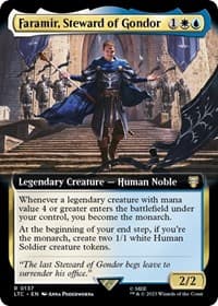 Faramir, Steward of Gondor (Extended Art) - Commander: The Lord of the Rings: Tales of Middle-earth
